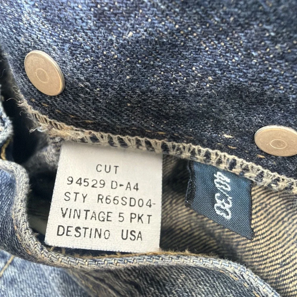 Polo Ralph‎ Lauren Men's Vintage Jeans 40 40x31 Straight Fit Baggy Denim 90's